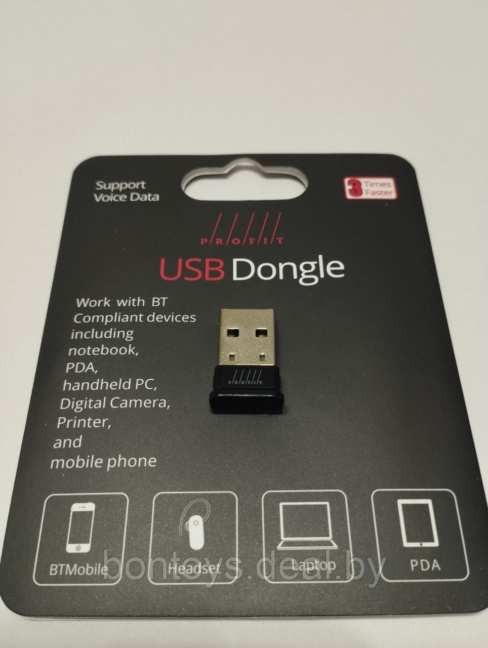 Bluetooth адаптер USB Profit 5.0 Dongle Для ПК (Совместимость к геймпадам PS4,PS5,XBOX ONE,S,X, Series)