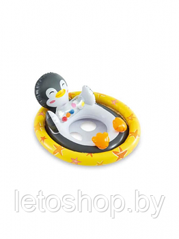 Надувной круг «See-Me-Sit Pool Float» Intex 59570 (пингвин)