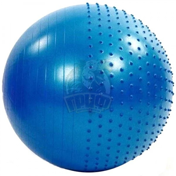 Мяч гимнастический полумассажный Artbell 75 см с системой антивзрыв (арт. GB15-75) - фото 1 - id-p204191725