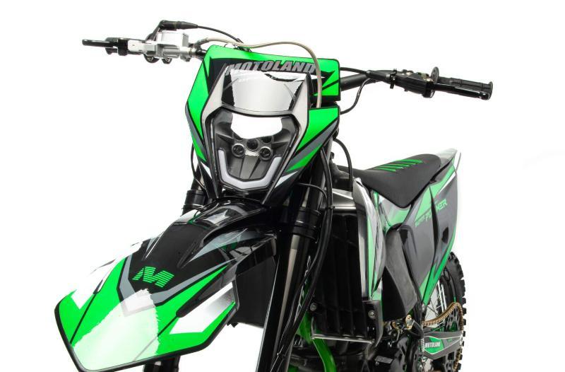 Мотоцикл Кросс Motoland FX 450 NC зеленый - фото 6 - id-p204192411