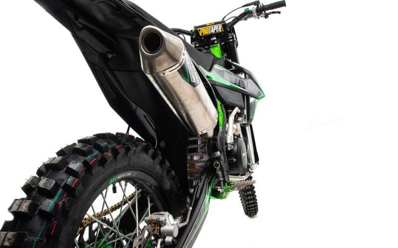 Мотоцикл Кросс Motoland FX 450 NC зеленый - фото 7 - id-p204192411
