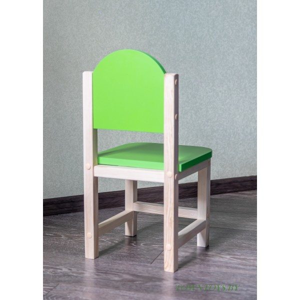 Детский стульчик для игр и занятий «Зеленый колибри» арт. SDLGN-30. Высота до сиденья 30 см. Цвет зеленый с - фото 3 - id-p204191841