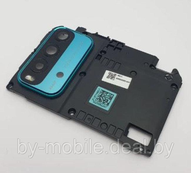 Средняя часть корпуса со стеклом камеры Xiaomi Redmi 9T (зеленый) - фото 1 - id-p204192821