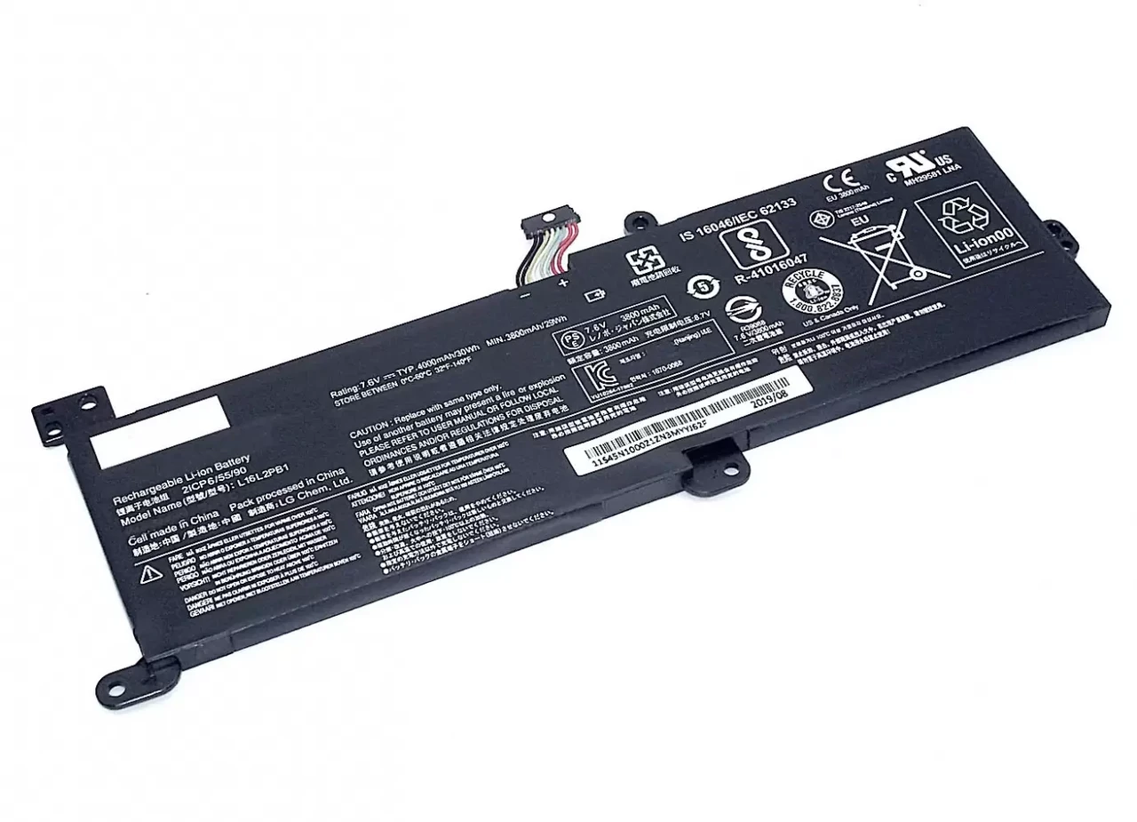 Аккумулятор (батарея) для ноутбука Lenovo Ideapad 330-14IKB (L17L2PF1) 7.56В, 3800мАч - фото 1 - id-p204194053