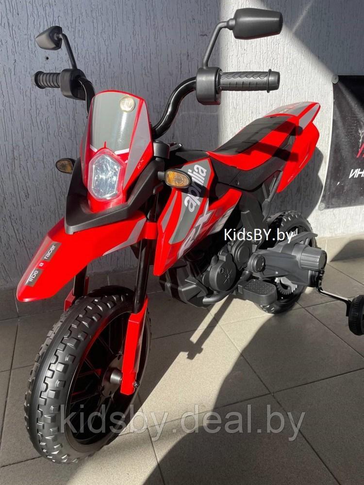 Детский электромотоцикл RiverToys P444PP-S317 (красный) - фото 1 - id-p202061003