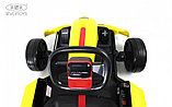Детский электромобиль дрифт-карт RiverToys H008HH (желтый) с пультом управления, фото 3