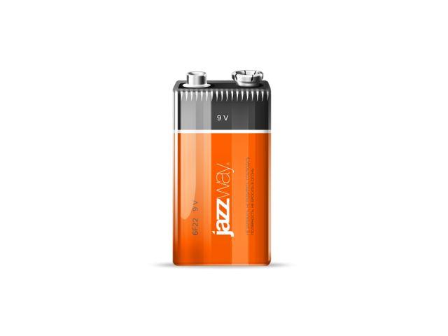 Батарейка 6F22 9V солевая крона Jazzway - фото 1 - id-p204195712