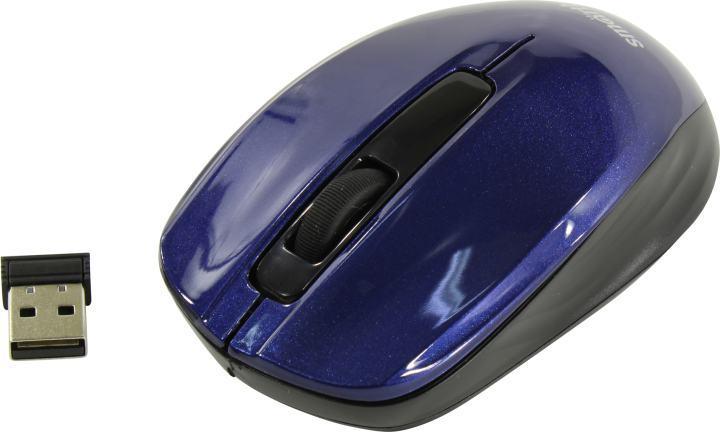 Манипулятор SmartBuy One Wireless Optical Mouse SBM-332AG-B (RTL) USB 3btn+Roll беспроводная - фото 1 - id-p204196951