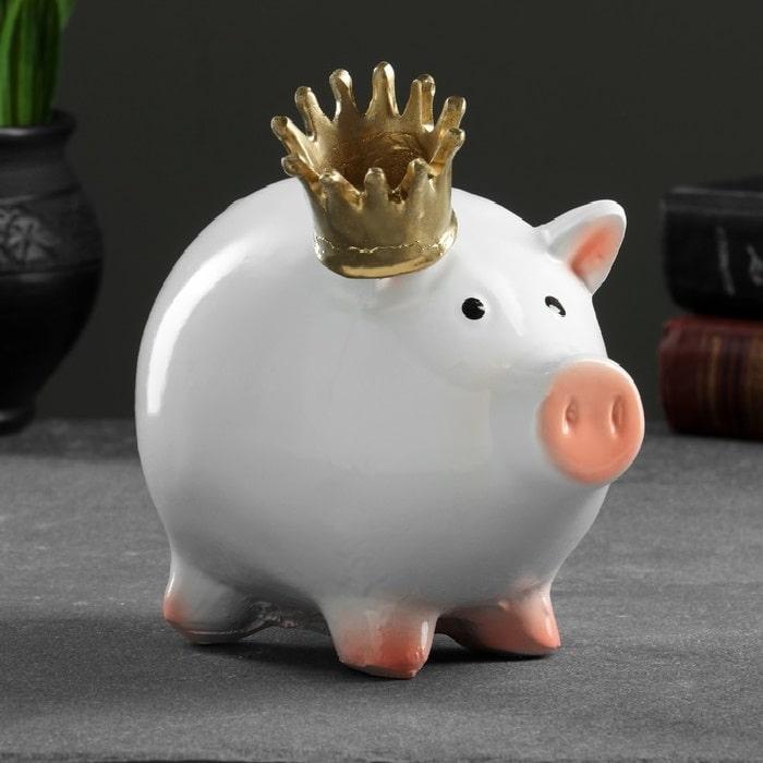 Копилка-свинка для монет «Королева» - фото 1 - id-p204202797