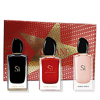 Женский подарочный набор Giorgio Armani Si 3*30ml (PREMIUM)