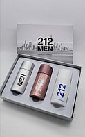 Мужской подарочный набор Carolina Herrera 212 Men 3*30ml