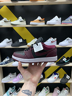 Кроссовки Air Jordan 1 Dark Beetroot Maroon Low