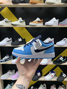 Кроссовки Air Jordan 1 Low Blue White Blue