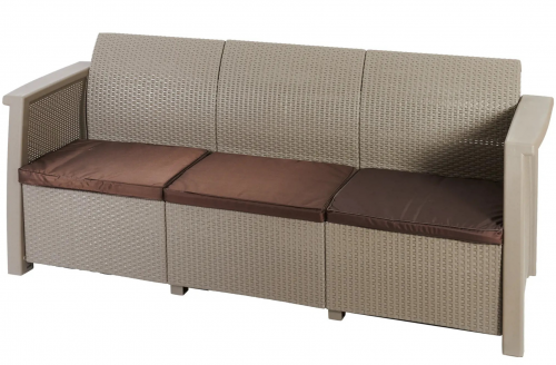 Скамья уличная (диван) Toledo Love Seat Max, капучино