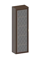 Шкаф-пенал с витриной Лером Карина ШК-1061-АТ (акация молдау)