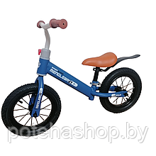 Беговел A-13, надувные колеса, от 2 лет, синий