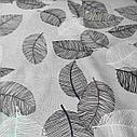 Ткань Рогожка 100% Хлопок "Листья", фото 3