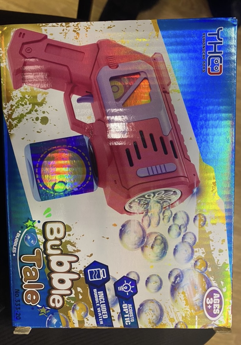 Электрический пистолет для пузырей, автоматическая машина для приготовления пузырей Гатлинга Базука - фото 2 - id-p204215330