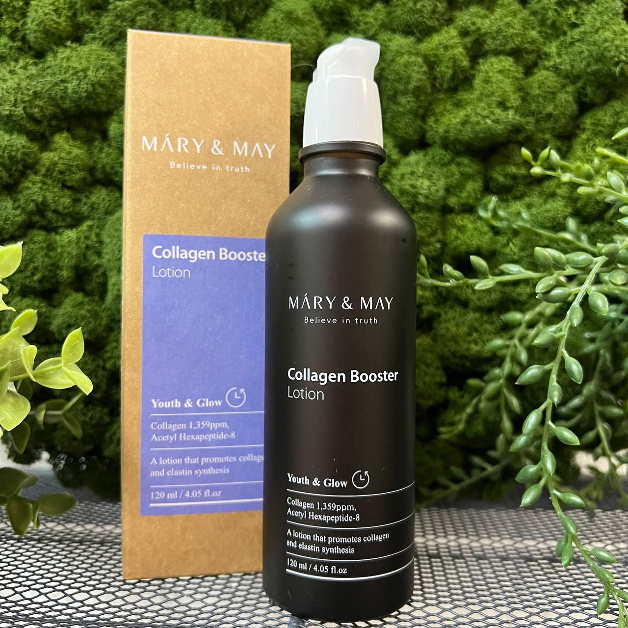 Бустер антивозрастной с коллагеном Mary&May Collagen Booster Lotion 120мл - фото 1 - id-p203987150