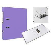 Папка-регистратор 75 мм, PVC, фиолетовая, с металлической окантовкой, арт. IND 8/24 PVC NEW Ф(работаем с юр