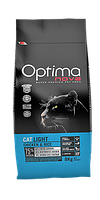 Корм Optima Nova Cat Adult Light 2кг Курица с рисом для взрослых кошек
