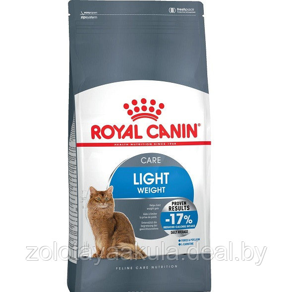 0,4кг Корм ROYAL CANIN Light Weight Care для взрослых кошек, склонных к полноте - фото 1 - id-p204222455