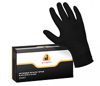 Перчатки нитриловые ультрапрочные, р-р 10/XL черные, (уп. 100 шт.), Jeta Safety