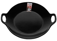 Тарелка-блюдо керамическая, 24х20.3х4.5 см, серия ASIAN, черная, PERFECTO LINEA