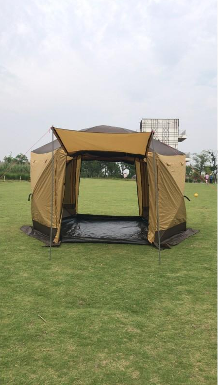 Шестиугольный шатер с полом (360х360х235) Mircamping арт. 2905-2TD - фото 6 - id-p204229731