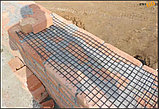 Пластиковая сетка для строительства квадрат 6*6мм, рулон 1*30 м, фото 6