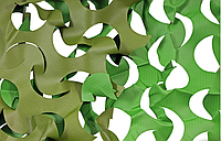 Сетка маскировочная Камуфляж Россия 2*6 м зеленый / темно-зеленый