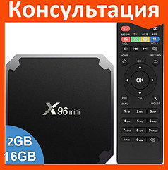 Смарт ТВ приставка X96 Mini S905W 2G + 16G андроид TV Box