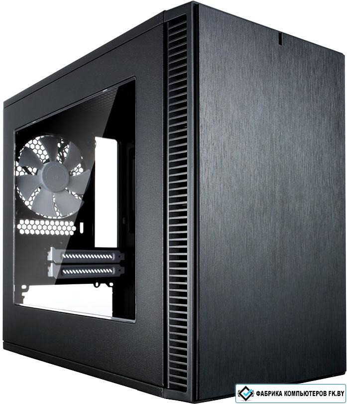 Корпус Fractal Design Define Nano S с окном [FD-CA-DEF-NANO-S-BK-W] - фото 1 - id-p204231525