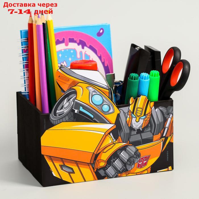 Органайзер для канцелярии "Трансформеры", Transformers, 150 х 100 х 80 мм - фото 1 - id-p204187892