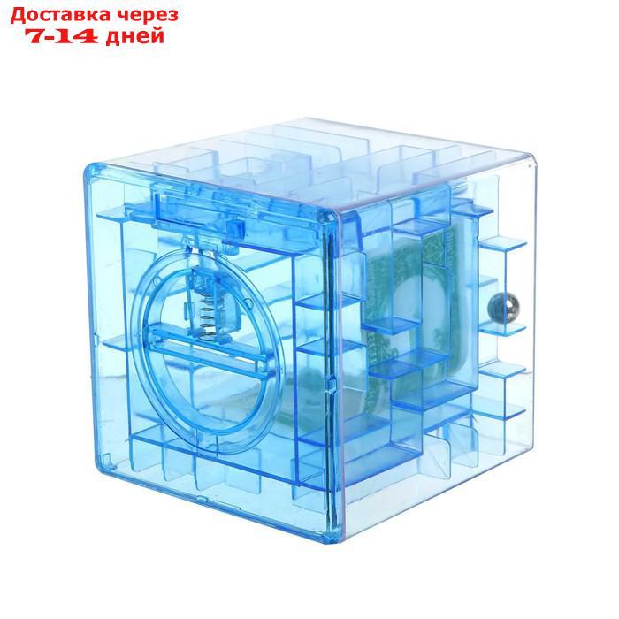 Головоломка "Кубический лабиринт", копилка с денежкой, 9х9х9 см, цвета МИКС - фото 2 - id-p204187329