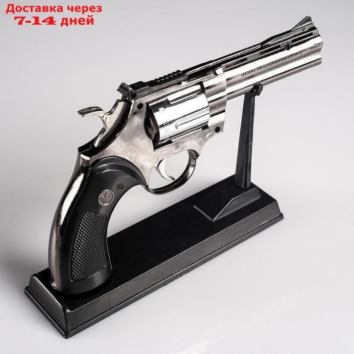 Зажигалка на подставке "Револьвер", пьезо, газ, 24х14 см - фото 2 - id-p204188534