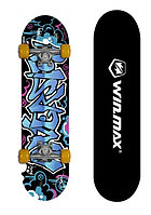 Скейтборд WIN.MAX Graffity blue WME05015Z4