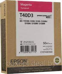 Картридж Epson T40D3 Magenta C13T40D340 (Original) - фото 1 - id-p204236396
