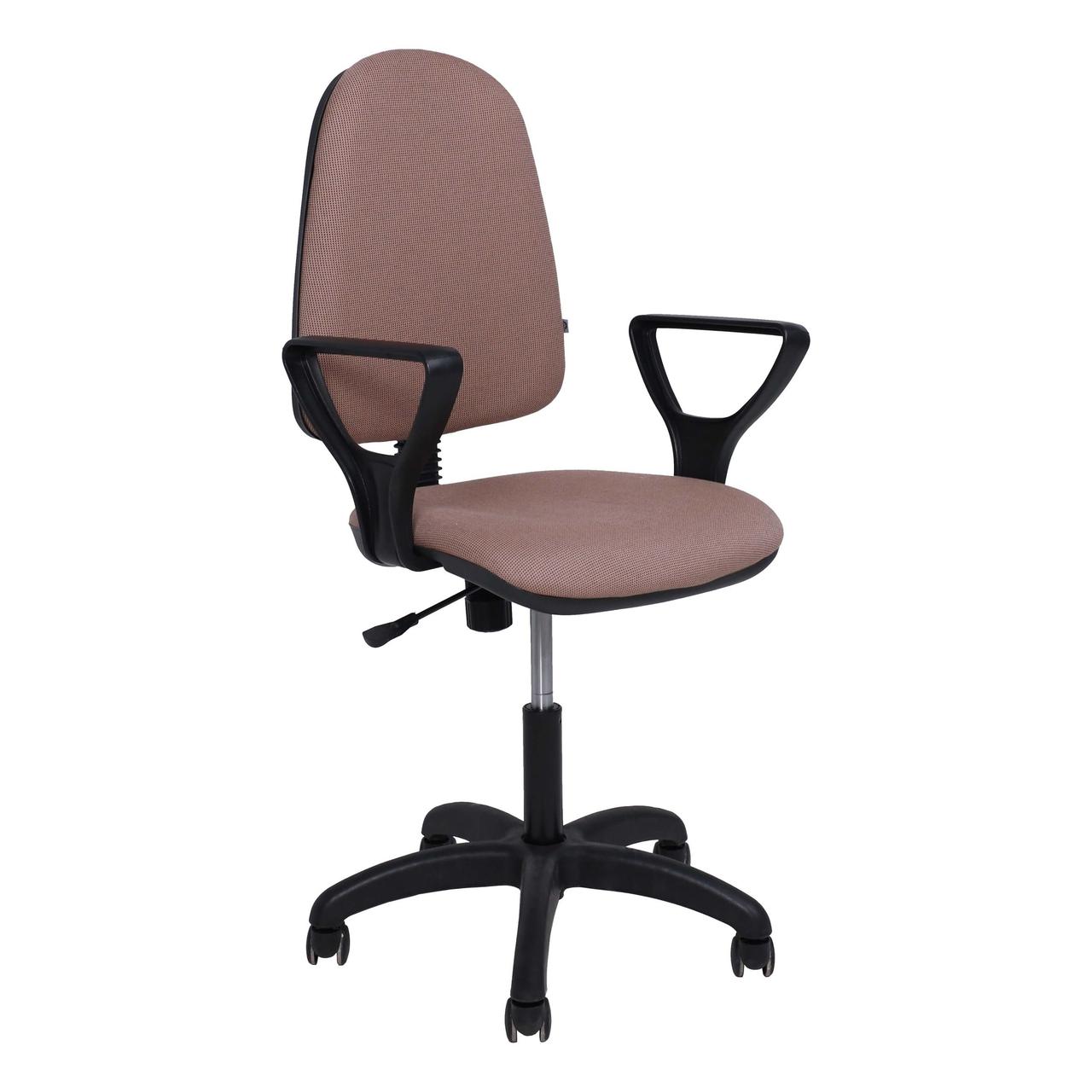 Кресло поворотное Престиж ТК-6, бежево-коричневый, ткань - фото 1 - id-p204242355