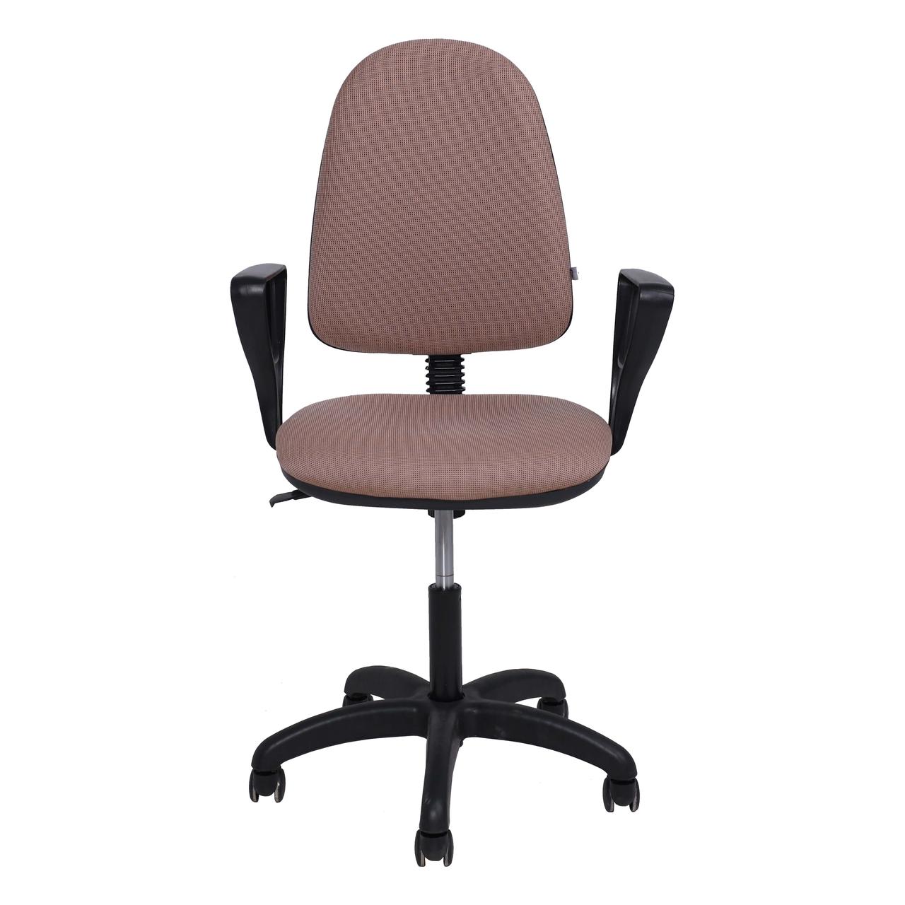 Кресло поворотное Престиж ТК-6, бежево-коричневый, ткань - фото 3 - id-p204242355