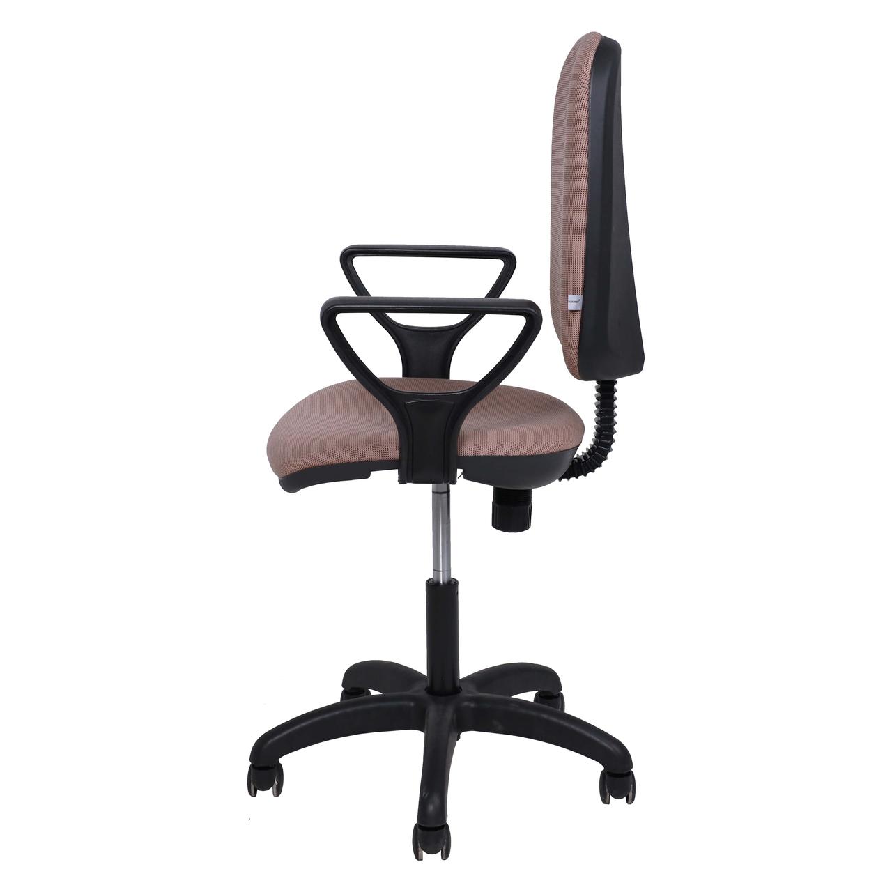Кресло поворотное Престиж ТК-6, бежево-коричневый, ткань - фото 4 - id-p204242355