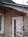 Металлический козырёк с элементами ковки №6, фото 2
