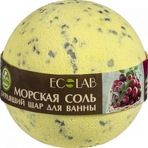 Бурлящий шар "Чёрная смородина и клюква", 220 гр. (ECOLAB) - фото 1 - id-p27921869