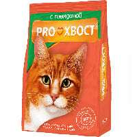 "ProХвост" сухой корм для кошек с говядиной 350г