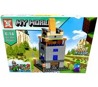 Конструктор 1066 SX Minecraft Замок зомби 4в1, 283 деталей