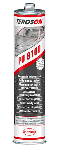 Teroson Terostat PU 9100  Клей герметик шовный полиуретановый серый 310мл