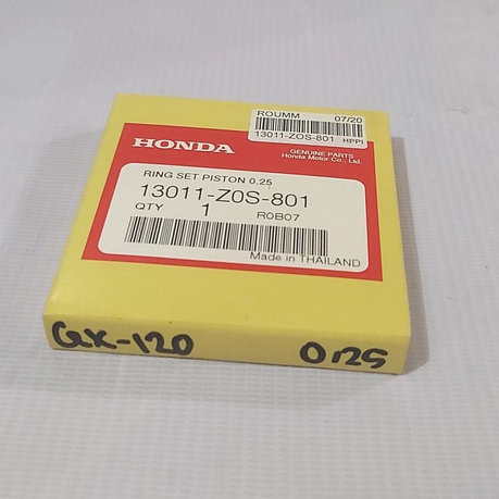 Кольца поршневые Honda BF5, 13011-Z0S-801 BF5 ( 1 рем. размера 0.25 ), фото 2