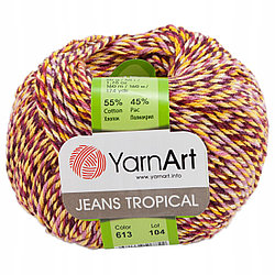 Пряжа Ярнарт Джинс Тропикал (YarnArt Jeans Tropical) цвет 613