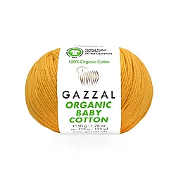 Пряжа Organic Baby Cotton цвет 447 горчица