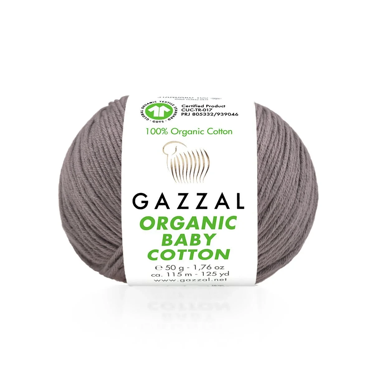 Пряжа Organic Baby Cotton цвет 452 т беж